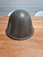 Wo2 Nederlandse M40C helm BB door gebruikt, Ophalen of Verzenden, Nederland, Helm of Baret