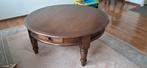 Salontafel donker eiken in perfecte staat, Ophalen, Gebruikt, 100 tot 150 cm, 50 tot 100 cm