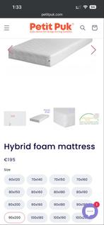 New Petit Puk Hybrid Foam kids mattress. 90 x 200., Ophalen, 85 tot 100 cm, Nieuw, Matras
