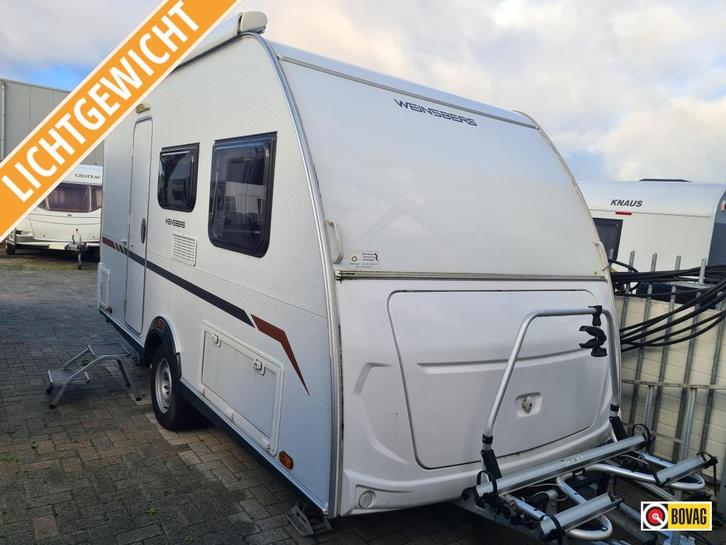 Weinsberg CaraCito 390 QD Cassetteluifel!, Caravans en Kamperen, Caravans, Bedrijf, 750 - 1000 kg, Treinzit, Overige merken, Dwarsbed