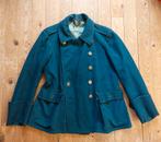 Vintage Militaire Jas petrol Zwitsers, Ophalen of Verzenden, Gedragen, Overige maten, Groen