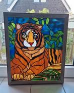 Prachtig glas in lood paneel - handwerk, Antiek en Kunst, Ophalen of Verzenden