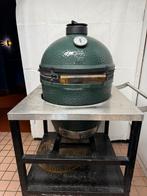 Big Green Egg Large op degelijke RVS car, Ophalen, Gebruikt, Met accessoires