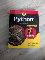 Python All-in-One for Dummies - Leer Python!, Ophalen of Verzenden, Zo goed als nieuw, John C. Shovic, Alan Simpson