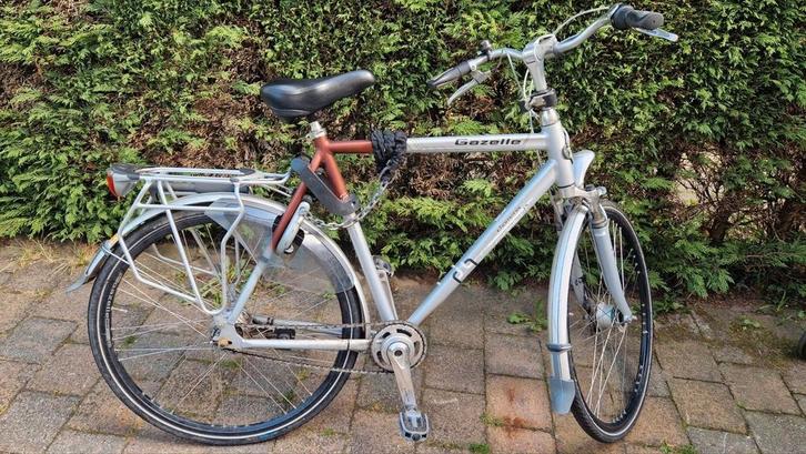 Gazelle Herenfiets 28"- Goed Onderhouden, Fietsen en Brommers, Fietsen | Heren | Herenfietsen, Gebruikt, Gazelle, 57 tot 61 cm