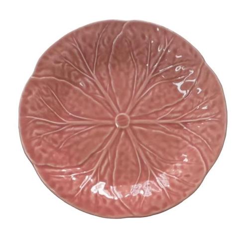 Bordallo Pinheiro San Raphael roze bord 20 cm, Huis en Inrichting, Keuken | Servies, Nieuw, Bord(en), Overige stijlen, Verzenden