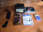 Nintendo GameCube Zwart, Spelcomputers en Games, Spelcomputers | Nintendo GameCube, Ophalen of Verzenden, Gebruikt, Zwart, Met 1 controller