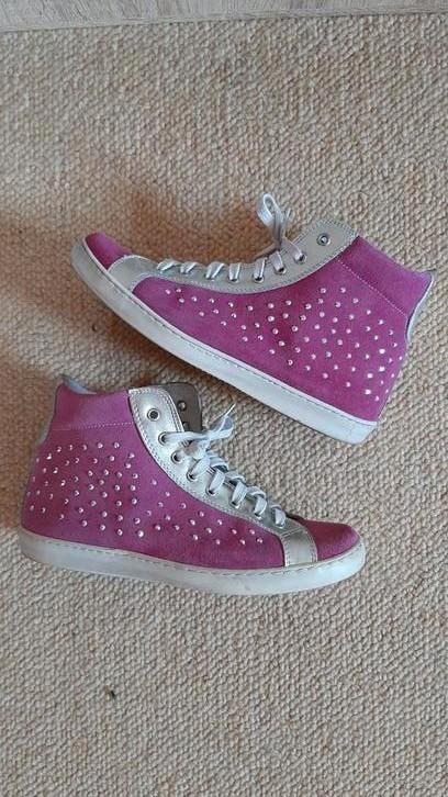 STOERE FUCHSIA ROZE LEREN(SUÈDE)SNEAKERS GYMPEN SCHOENEN 39, Kleding | Dames, Schoenen, Nieuw, Sneakers of Gympen, Roze, Ophalen of Verzenden