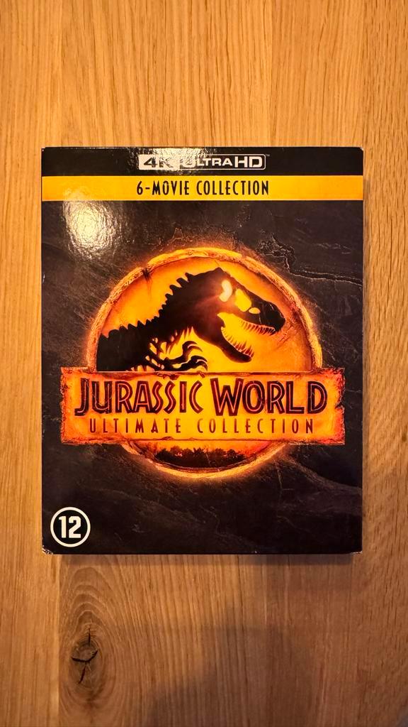 Jurassic World Ultimate Collection 4K UHD + Blu-ray, Cd's en Dvd's, Blu-ray, Zo goed als nieuw, Avontuur, Boxset, Verzenden