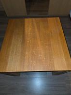 Eiken bijzettafel, Ophalen, 50 tot 100 cm, 50 tot 100 cm, 50 tot 75 cm