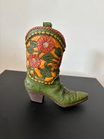 The Leonardo Collection country / western laarsje groen €12, Ophalen of Verzenden, Zo goed als nieuw
