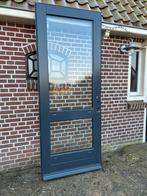 Zware hardhouten voordeur/tuindeur 93x234cm., Ophalen, 80 tot 100 cm, 215 cm of meer, Glas