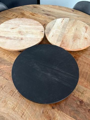 Mango hout plateau 3st beschikbaar voor biedingen