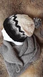 Wollen Muts handgebreid, Maat 38/40 (M), Karin, Verzenden, Nieuw