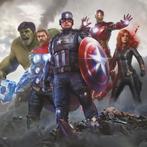 Avengers vlies fotobehang Working Together - 300 x 250 cm, Verzenden, Nieuw, Wanddecoratie