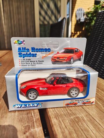 Alfa Romeo Spider Welly beschikbaar voor biedingen