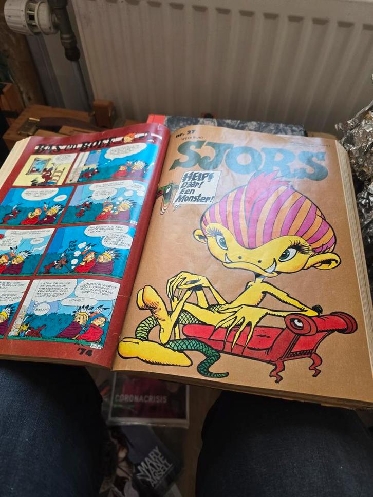 Oude Sjors en Eppo stripboeken, Boeken, Strips | Comics, Gelezen, Meerdere comics, Europa, Ophalen of Verzenden