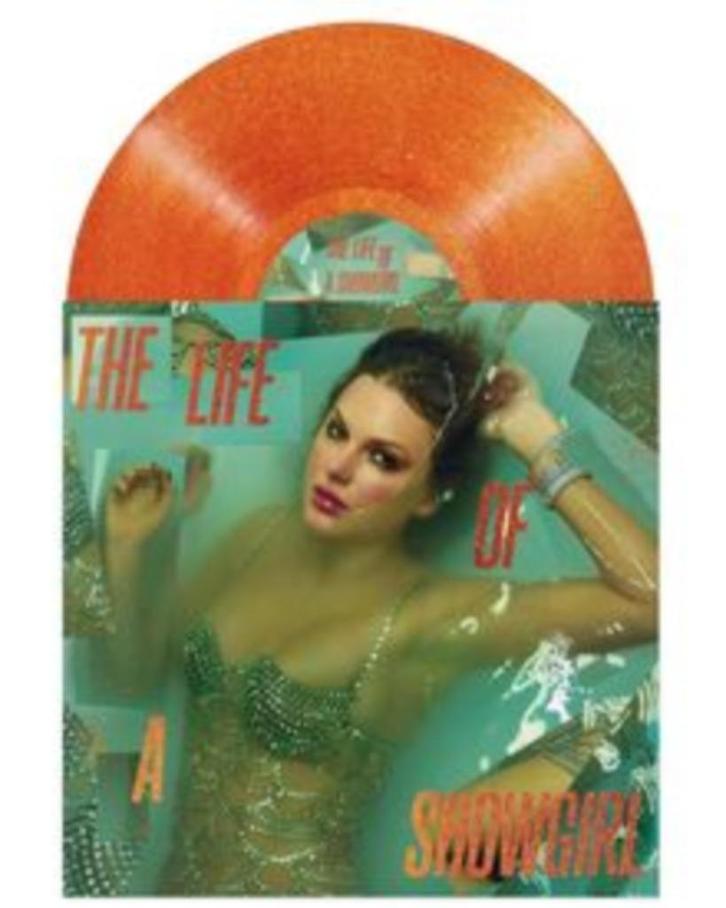 Taylor Swift - The Life Of A Showgirl - Oranje Glitter LP, Cd's en Dvd's, Vinyl | Pop, Nieuw in verpakking, 2000 tot heden, 12 inch