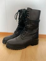Laarzen boots dames leer met rits- 37, Kleding | Dames, Schoenen, Zwart, Lage of Enkellaarzen, Ophalen of Verzenden, Zo goed als nieuw