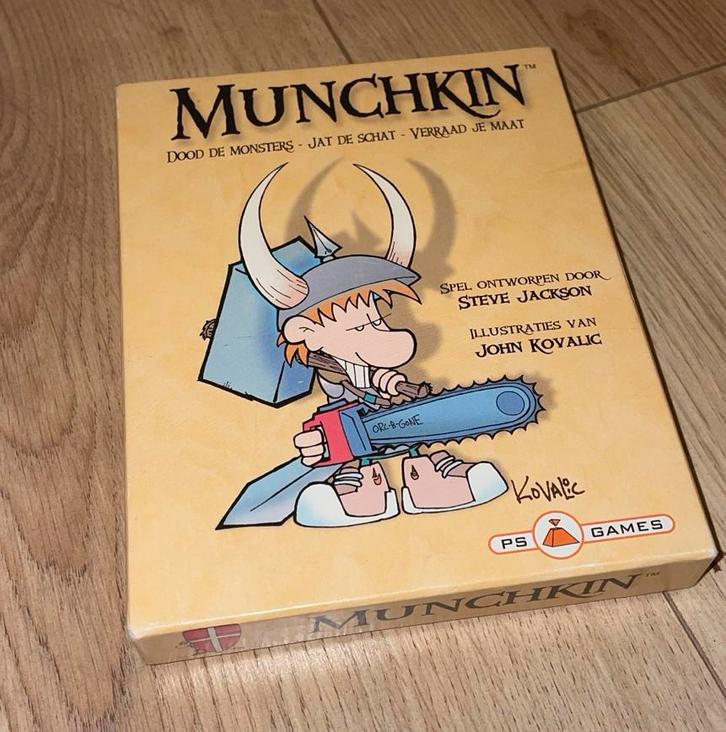 Munchkin Kaarspel, Hobby en Vrije tijd, Gezelschapsspellen | Kaartspellen, Gebruikt, Drie of vier spelers, Vijf spelers of meer