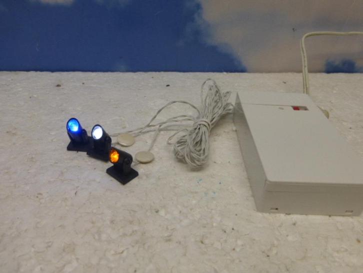 3 mini spotjes kerstdorp modelbouw scenery verlichting kerst, Diversen, Kerst, Nieuw, Ophalen of Verzenden