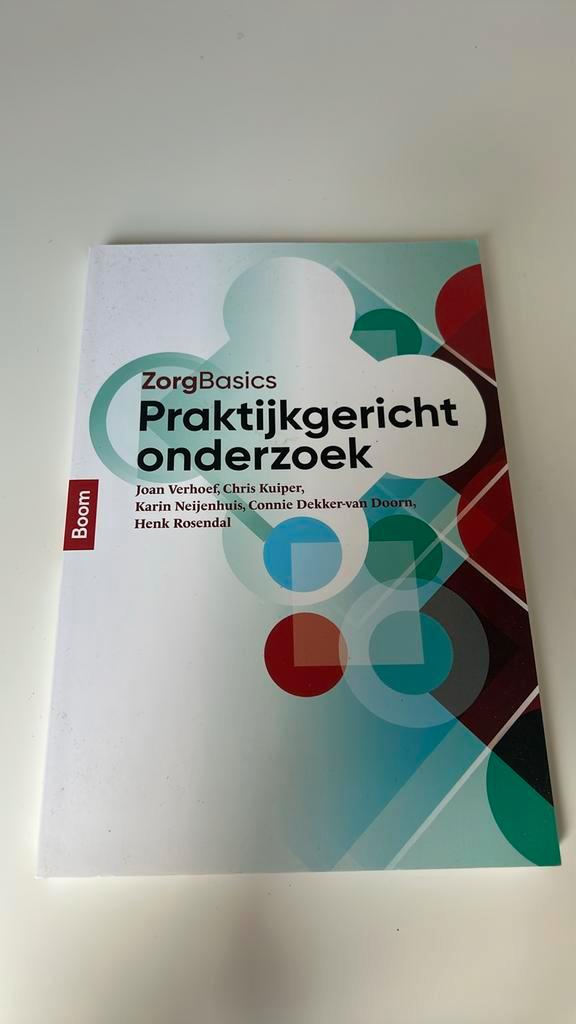 Chris Kuiper - Zorgbasics praktijkgericht onderzoek, Boeken, Gezondheid, Dieet en Voeding, Zo goed als nieuw, Ophalen of Verzenden