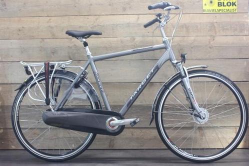 Target New York herenfiets 7 versn. mat grijs met garantie, Fietsen en Brommers, Fietsen | Heren | Herenfietsen, Gebruikt