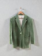 Sandro khaki groen blazer colbert rib maat 42 vert olive, Maat 42/44 (L), Sandro, Nieuw, Ophalen of Verzenden