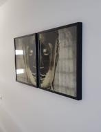 2 boedha schilderijen glas met omlijsting, Ophalen