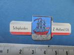 Oude sigarenband stadswapen SCHIPLUIDEN, Ophalen of Verzenden, Zo goed als nieuw, Sigarenbandjes