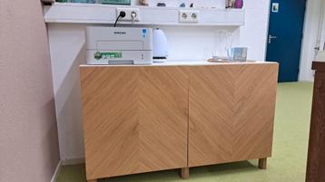 Mooie bruine Ikea Besta opberger kast - afbeelding 2