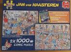 Puzzel Jan van Haasteren, Kerst,  2 in 1, Hobby en Vrije tijd, Denksport en Puzzels, Ophalen of Verzenden, 500 t/m 1500 stukjes
