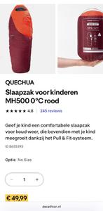 Quechua slaapzak voor kinderen, Ophalen of Verzenden, Zo goed als nieuw