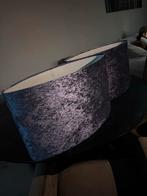 Ovale zwarte velours lampenkappen - L50xB30, Huis en Inrichting, Lampen | Lampenkappen, 25 tot 50 cm, Zwart, Nieuw, Ophalen of Verzenden