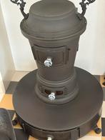 Ouderwetse kachel met gasaansluiting, Huis en Inrichting, Kachels, Ophalen, Gebruikt, Vrijstaand, Hout
