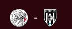 GEZOCHT: 3 KAARTJES AJAX - HERACLES, Losse kaart, Drie personen of meer, Augustus