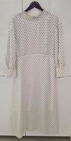 Sandro jurk – maat 42 – crème met zwarte stippen – sierkraag, Ophalen of Verzenden, Zo goed als nieuw, Maat 42/44 (L)