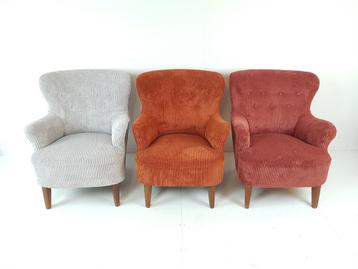 Artifort fauteuils Theo Ruth nieuwe stof rib diverse kleuren beschikbaar voor biedingen