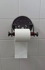 Wc houder industrieel van gietijzer en hout, Ophalen of Verzenden, Nieuw, Overige typen