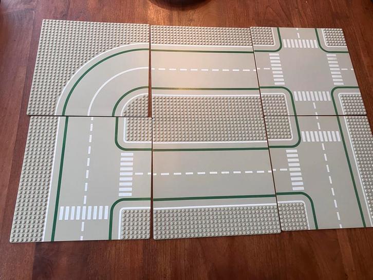 Lego wegenplaten grondplaten baseplate set CC, Kinderen en Baby's, Speelgoed | Duplo en Lego, Zo goed als nieuw, Ophalen of Verzenden