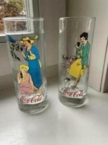 2 Coca Cola longdrink glazen. 1993 beschikbaar voor biedingen