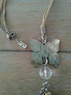 Lange ketting van Fiva met vlinder te koop, Sieraden, Tassen en Uiterlijk, Overige materialen, Verstelbaar, Ophalen of Verzenden