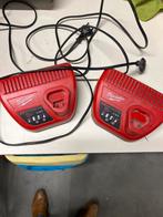 2x Milwaukee C12C Accu Laders 12V - Gebruikt, Ophalen of Verzenden, Gebruikt