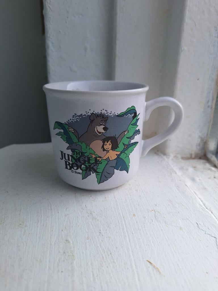 Vintage Disney Mok - The Jungle Book - Ter Steege Holland, Verzamelen, Ophalen of Verzenden, Leeuwenkoning of Jungle Boek, Zo goed als nieuw