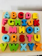Houten Alfabet Speelgoed, Kinderen en Baby's, Speelgoed | Houten speelgoed, Ophalen, Zo goed als nieuw, Overige typen