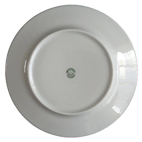 Mosa Ontbijtbord 6x 21cm Wit Grijs Bloemen Vintage Keramiek, Coolsingel 104, 3011 AG Rotterdam, Netherlands, Verzenden, Zo goed als nieuw