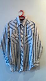 Vintage Sears western overhemd gebloemd 15-15,5 M, Ophalen of Verzenden, Zo goed als nieuw, Overige kleuren