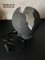 Unieke 'metalen' schemerlamp, Ophalen of Verzenden, Zo goed als nieuw, Metaal, Minder dan 50 cm