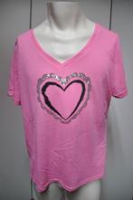 N89N Tshirt Roze Zwart Zilver maat XL, Kleding | Dames, T-shirts, Ophalen of Verzenden, Zo goed als nieuw, Maat 46/48 (XL) of groter