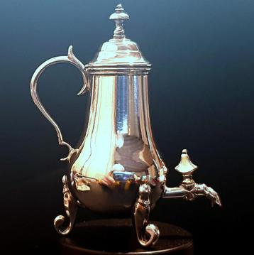 KRAANKAN zilveren miniatuur J.A. van Geffen Amsterdam 1771 beschikbaar voor biedingen